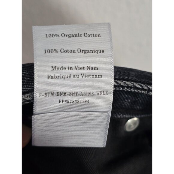 Everlane A Line Denim Shorts Womens High-Waisted Size 27 - Picture 6 of 6